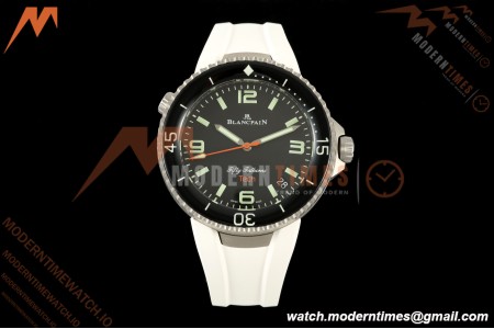 Blancpain - Fifty Fathoms Tech 5029 45mm Titanium CER/WHT/RU Black Dial DDF Cal.1315A Mod