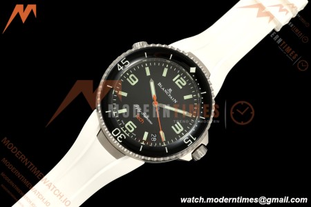 Blancpain - Fifty Fathoms Tech 5029 45mm Titanium CER/WHT/RU Black Dial DDF Cal.1315A Mod