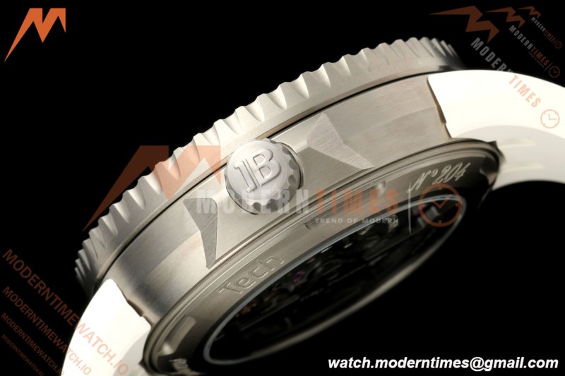 Blancpain - Fifty Fathoms Tech 5029 45mm Titanium CER/WHT/RU Black Dial DDF Cal.1315A Mod