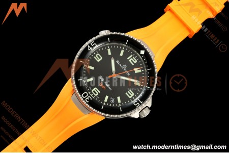 Blancpain - Fifty Fathoms Tech 5029 45mm Titanium CER/ORN/RU Black Dial DDF Cal.1315A Mod