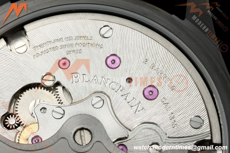 Blancpain - Fifty Fathoms 5000A 43.6mm Bathyscaphe Black Cer/NY Sunburst Blue DDDF A1315
