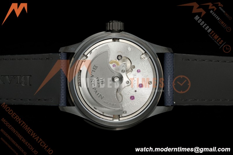 Blancpain - Fifty Fathoms 5000A 43.6mm Bathyscaphe Black Cer/NY Sunburst Blue DDDF A1315