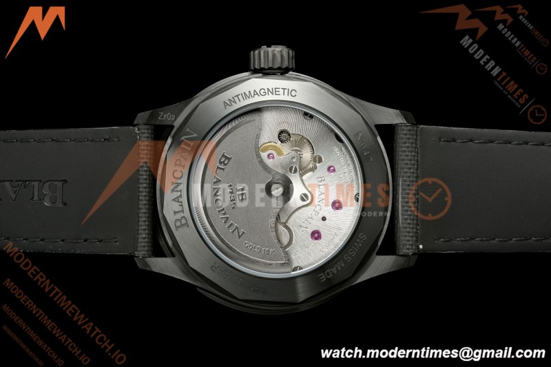 Blancpain - Fifty Fathoms 5000 43.6mm Bathyscaphe Black Cer/NY Sunburst Gray Dial DDDF A1315