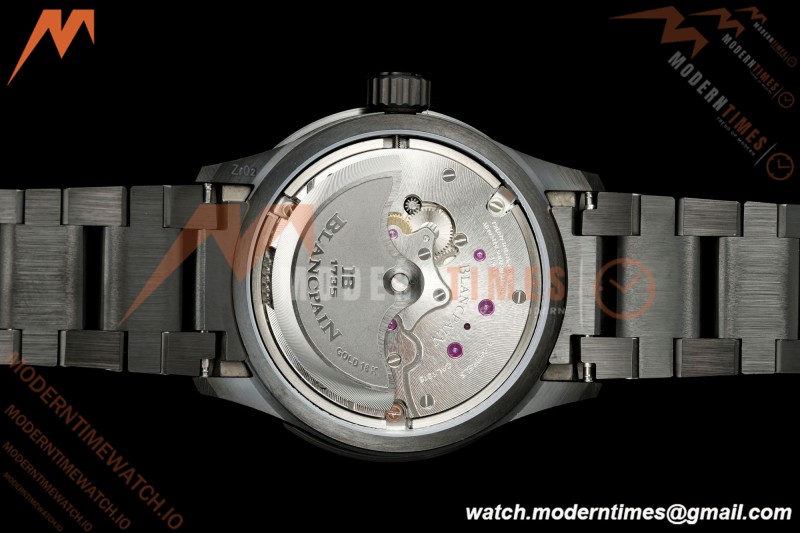 Blancpain - Fifty Fathoms 5000A 43.6mm Bathyscaphe Black Cer/Cer Sunburst Blue Dial DDDF A1315