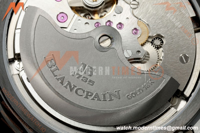 Blancpain - Fifty Fathoms 5000A 43.6mm Bathyscaphe Black Cer/Cer Sunburst Blue Dial DDDF A1315