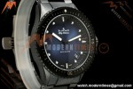 Blancpain - Fifty Fathoms 5000A 43.6mm Bathyscaphe Black Cer/Cer Sunburst Blue Dial DDDF A1315