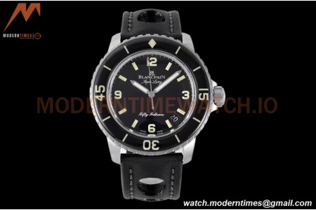 Blancpain - Fifty Fathoms Black SS/NY Black V2 ZF Asia 23J