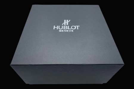 Hublot - Black Wooden Box Set with See-through Window and Full Set of Booklet and Card