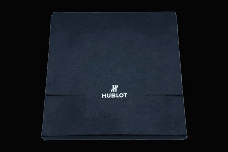 Hublot - Black Wooden Box Set with See-through Window and Full Set of Booklet and Card