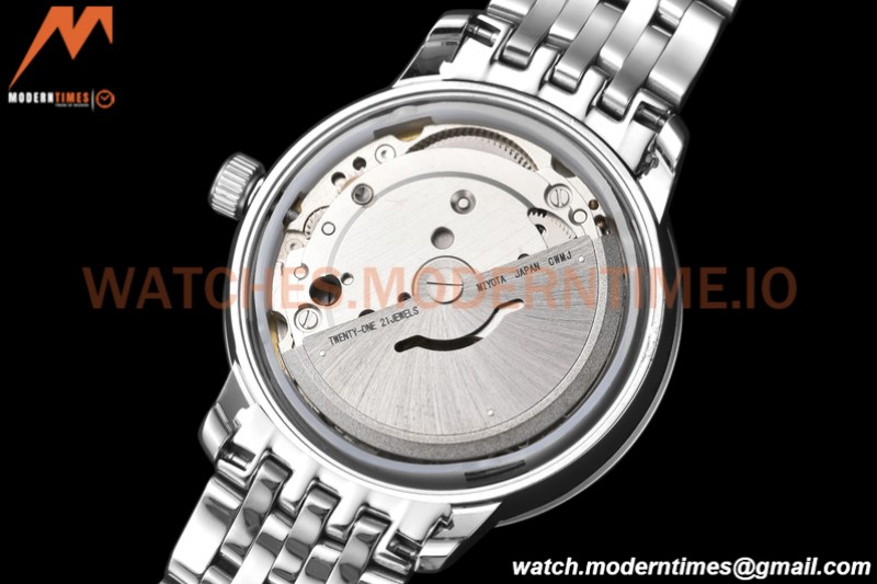 Omega - De Ville Prestige Ladies 32.7mm SS/SS White Textured GDF MY8215