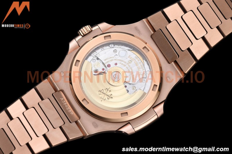 Patek Philippe - Nautilus Automatic 40mm 5711R Diamond RG/RG Wht/Dia PPF A324