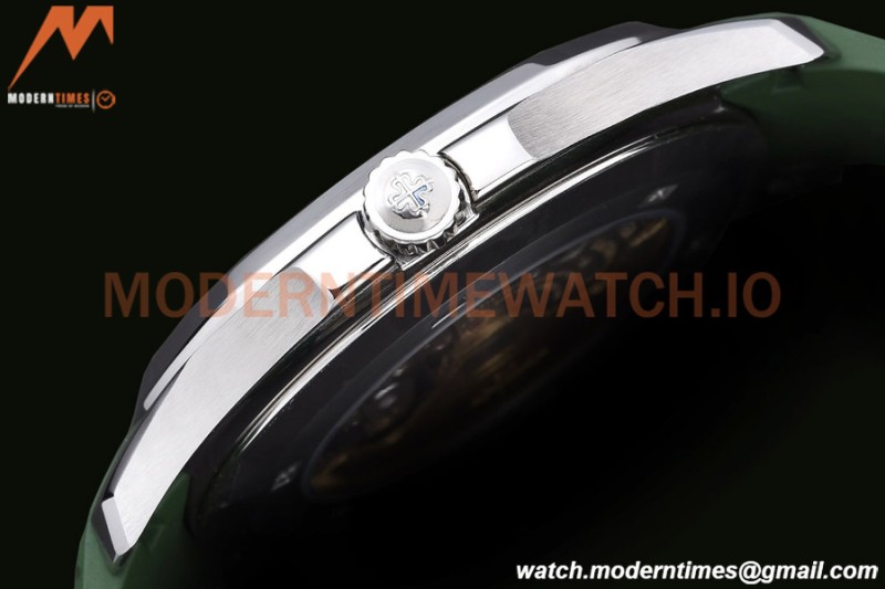 Patek Philippe - Aquanaut 5168G 42mm SS/Green RU Green/Num ZF V3 A324
