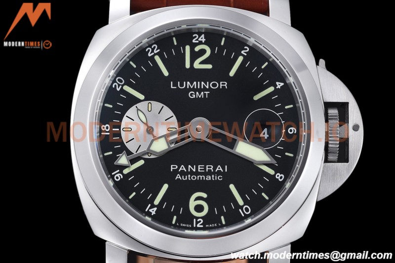 Panerai - PAM088 Luminor GMT Automatic 44mm SS/LE Black VSF A7750
