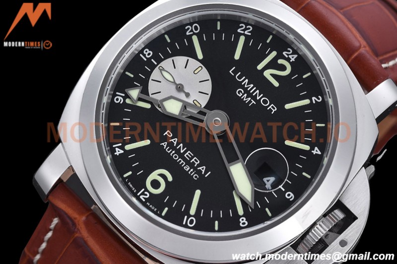 Panerai - PAM088 Luminor GMT Automatic 44mm SS/LE Black VSF A7750