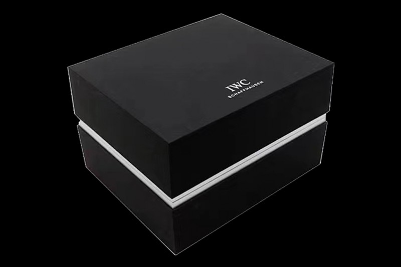 IWC - Black Wooden Box Set Top 1:1 Version with Full Set of Booklets and Card