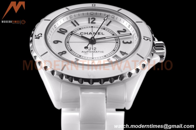 Chanel - J12 38MM Automatic White Cer/Cer BVF Cal 12.1