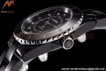 Chanel - J12 38MM Automatic Black Cer/Cer Blk/Dia BVF Cal 12.1