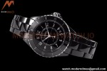 Chanel - J12 38MM Automatic Black Cer/Cer Blk/Num BVF Cal 12.1