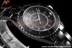 Chanel - J12 38MM Automatic Black Cer/Cer Blk/Num BVF Cal 12.1