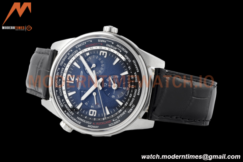 Jaeger LeCoultre - Polaris Geographic WT 904847J SS/LE Blue ZF Cal.936A