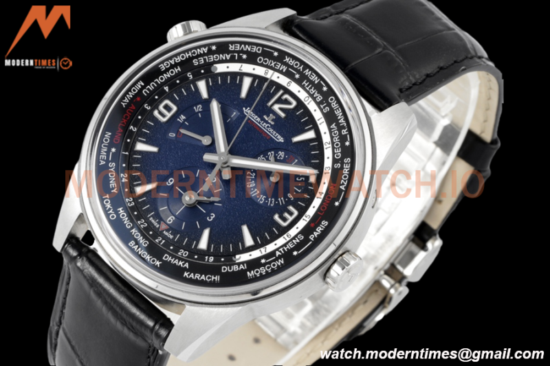 Jaeger LeCoultre - Polaris Geographic WT 904847J SS/LE Blue ZF Cal.936A