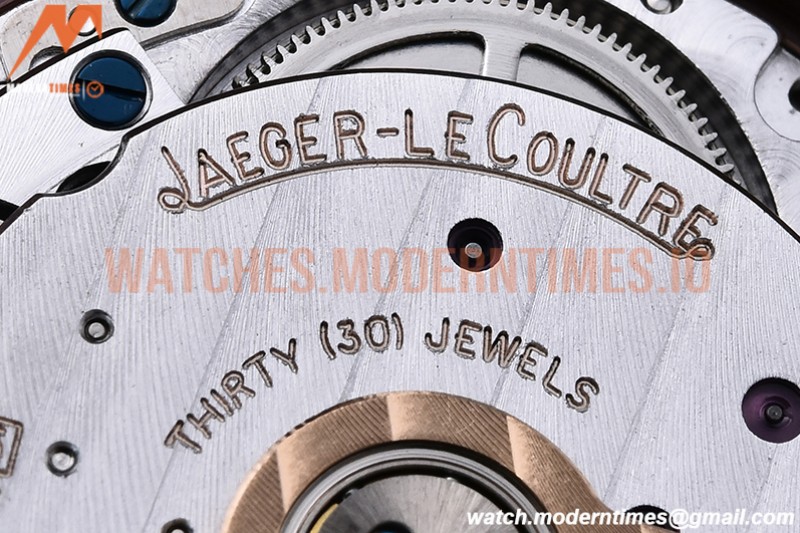 Jaeger LeCoultre - Master Ultra Thin Moonphase RG/LE White ZF 1:1 MY9015