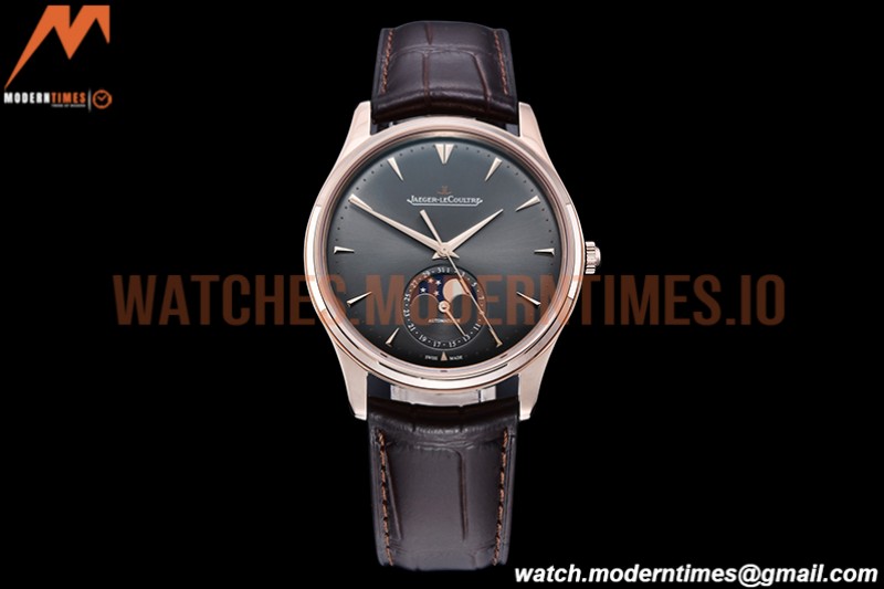 Jaeger LeCoultre - Master Ultra Thin Moonphase RG/LE Grey ZF 1:1 MY9015