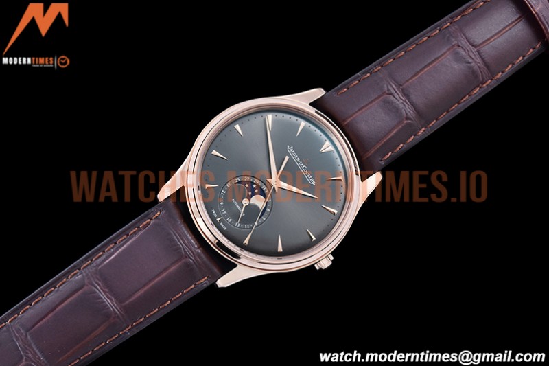 Jaeger LeCoultre - Master Ultra Thin Moonphase RG/LE Grey ZF 1:1 MY9015