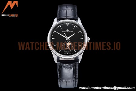 Jaeger LeCoultre - Master Ultra Thin Moonphase SS/LE Black ZF 1:1 MY9015