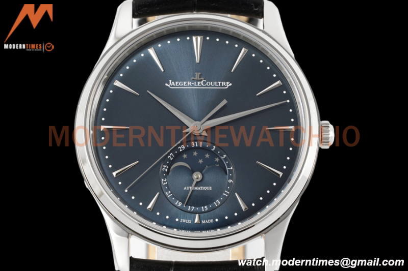 Jaeger LeCoultre - Master Ultra Thin Moonphase 39mm Q1368480 SS/LE Blue ZF V2 MY9015