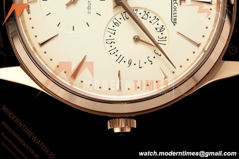 Jaeger LeCoultre - Master Ultra Thin 39mm Q1372510 RG/LE Beige APSF DD938