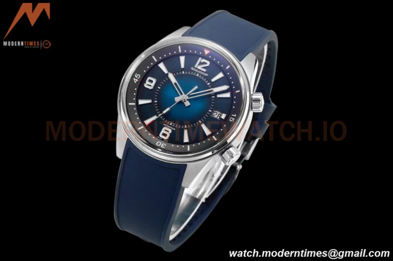 Jaeger LeCoultre - Polaris Date Automatic 42mm SS/RU Deep Blue/Stk BLS A899A