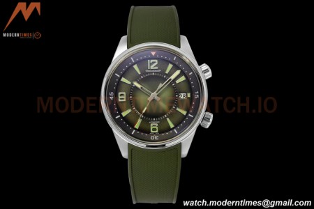 Jaeger LeCoultre - Polaris Date Automatic 42mm SS/RU Green/Stk BLS A899A