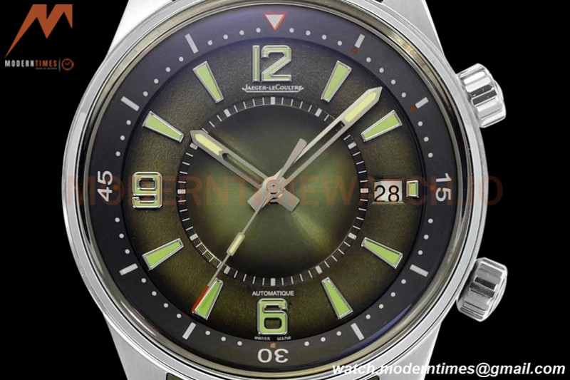 Jaeger LeCoultre - Polaris Date Automatic 42mm SS/RU Green/Stk BLS A899A