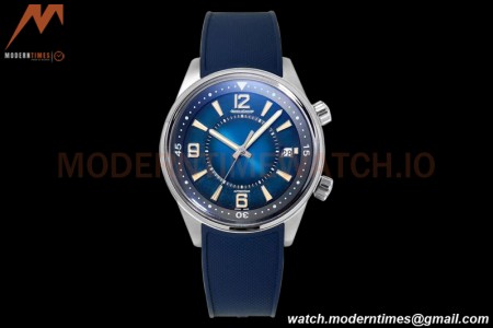 Jaeger LeCoultre - Polaris Date Automatic 42mm SS/RU Blue/Stk BLS A899A