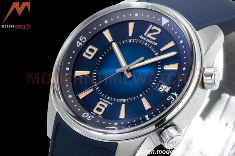 Jaeger LeCoultre - Polaris Date Automatic 42mm SS/RU Blue/Stk BLS A899A