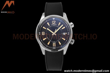 Jaeger LeCoultre - Polaris Date Automatic 42mm SS/RU Black/Stk BLS A899A