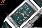 Jaeger LeCoultre - Reverso One Monoface Diamond SS/LE Green RXW Qtz