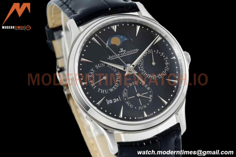 Jaeger LeCoultre - Master Ultra Thin Perp. Calendar SS/LE Black VRF Cal.868.1