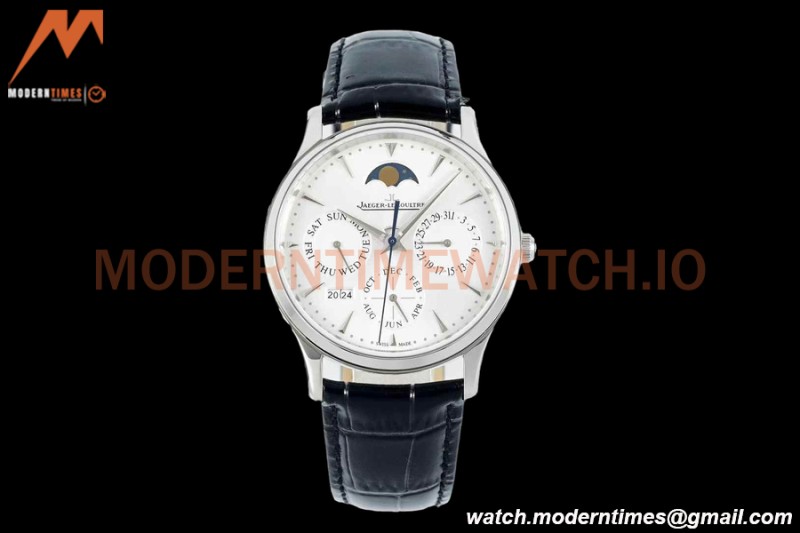 Jaeger LeCoultre - Master Ultra Thin Perp. Calendar SS/LE White VRF Cal.868.1