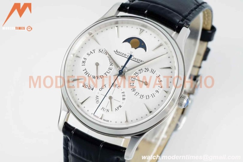 Jaeger LeCoultre - Master Ultra Thin Perp. Calendar SS/LE White VRF Cal.868.1