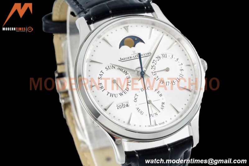 Jaeger LeCoultre - Master Ultra Thin Perp. Calendar SS/LE White VRF Cal.868.1