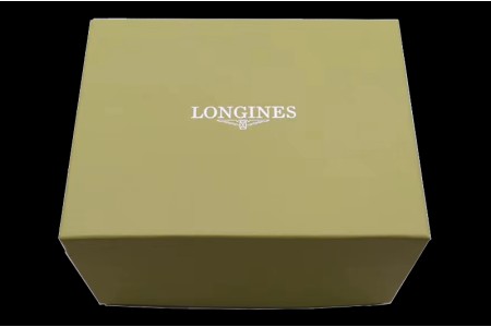 Longines - Red Wooden Watch Box Set with Full Set of Booklets and Card