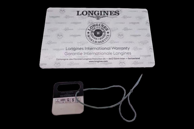 Longines - Red Wooden Watch Box Set with Full Set of Booklets and Card