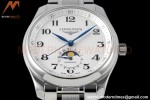 Longines - Longines Master Collection Moonphase SS/SS White APSF L899.5 MOD