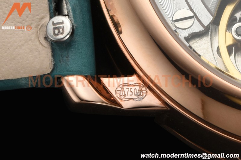 Blancpain - Ladybird Colors 35mm Blue RG/LE DIA/RMN White MOP BLSF A23J