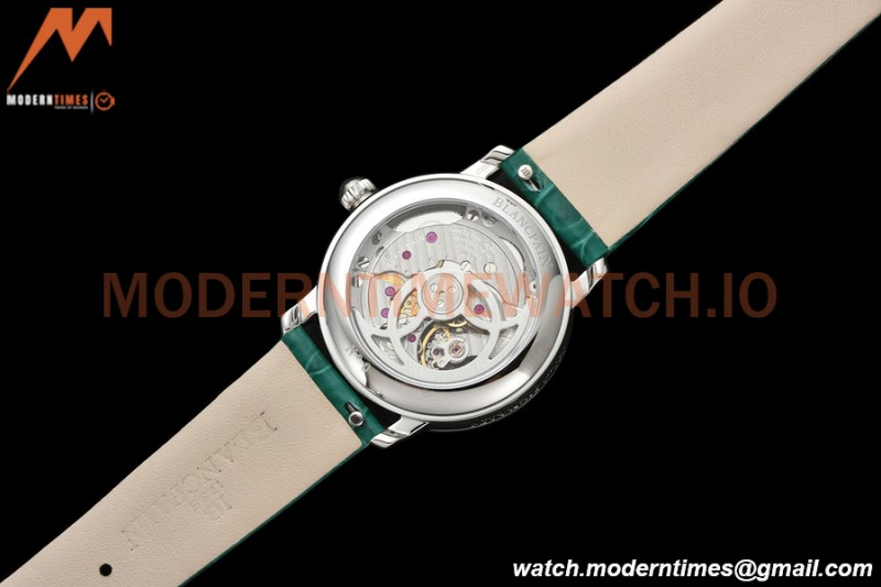 Blancpain - Ladybird Colors 35mm Green SS/LE DIA/RMN White MOP BLSF A23J