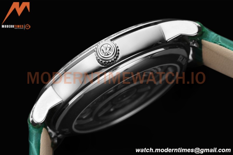 Blancpain - Ladybird Colors 35mm Green SS/LE DIA/RMN White MOP BLSF A23J