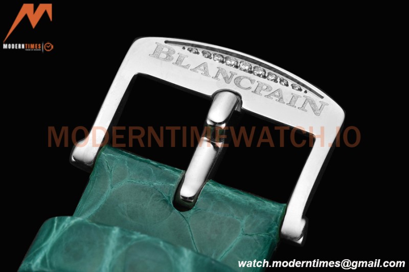 Blancpain - Ladybird Colors 35mm Green SS/LE DIA/RMN White MOP BLSF A23J