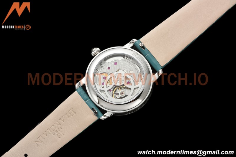 Blancpain - Ladybird Colors 35mm Blue SS/LE DIA/RMN White MOP BLSF A23J